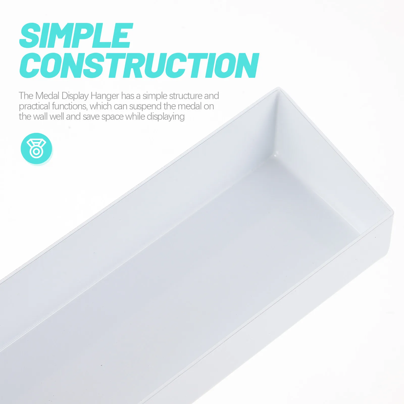 

Wall Mounted Medal Hanger Display Sturdy Iron Medal Holder for Sports Awards Running Race Medals Compact Space Saving Design