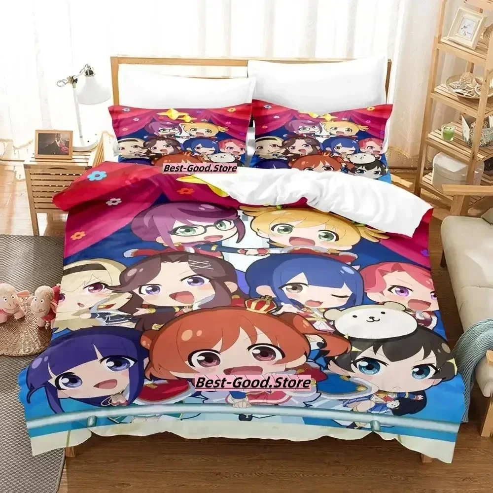 2023 Shoujo Kageki Revue Starlight Bedding Set Duvet Cover Sheet Printed Pillowcase Bed Full Queen King Size Comforter Bedroom