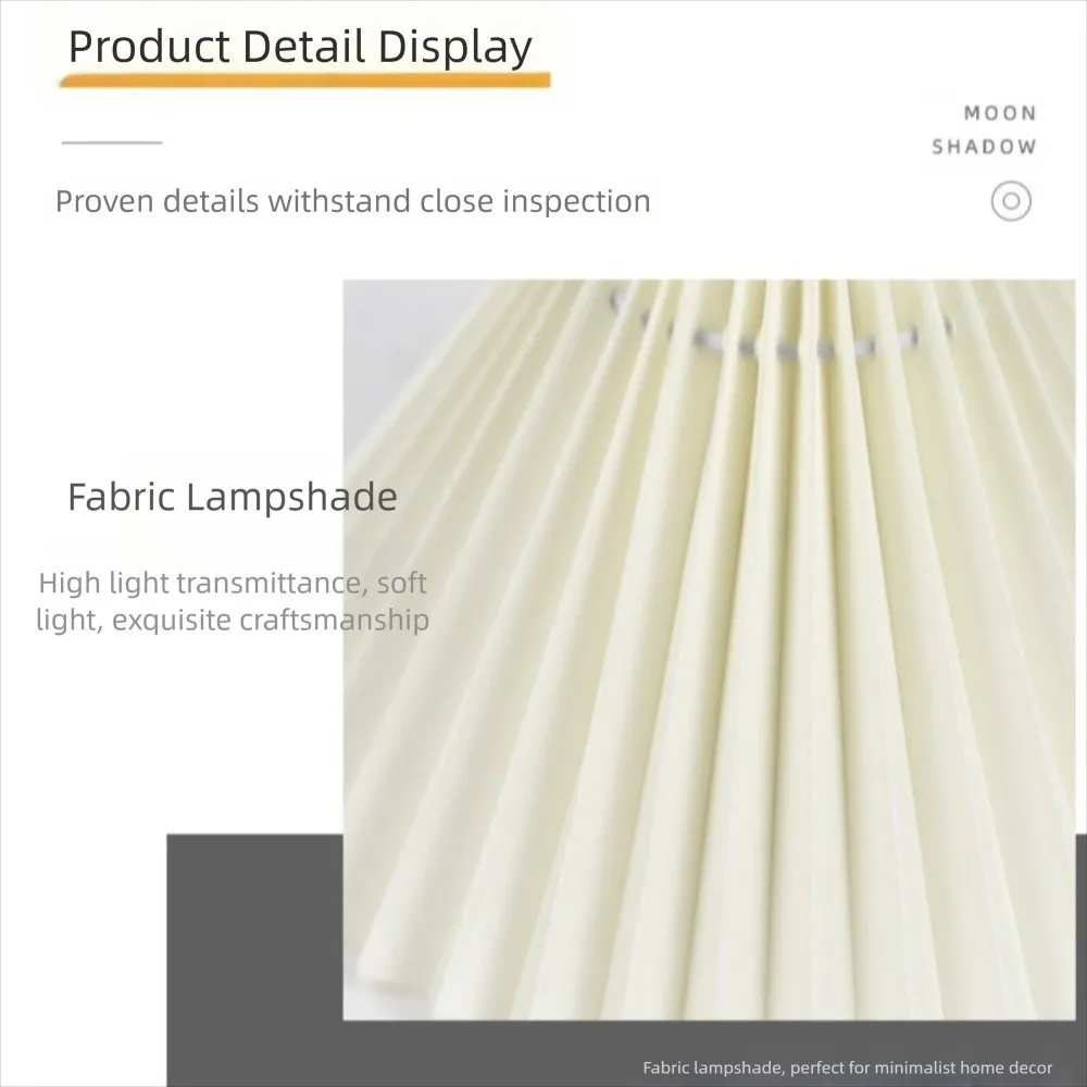 

Креативная современная скандинавская плиссированная настольная лампа, украшение для дома, теплый/белый цвет, прикроватный ночник, деревянная USB светодиодная настольная лампа, сиденье для карт