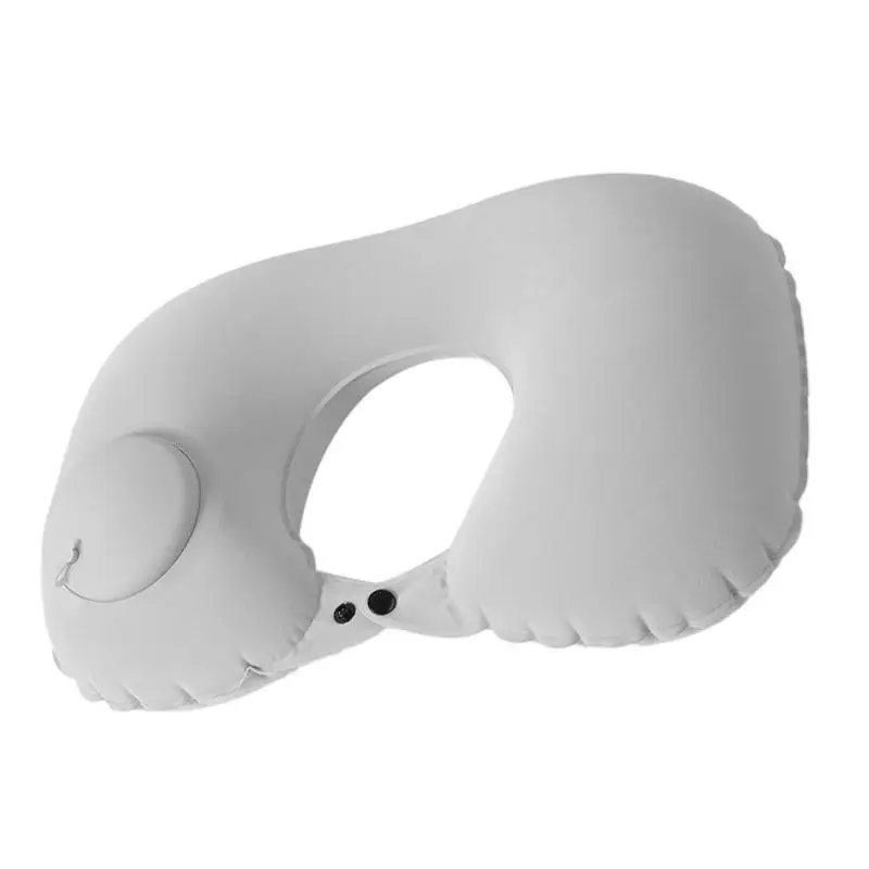 

Inflatable Travel Neck Pillow U-Shaped Neck Support Pillow Portable Soft Pillow Neck Protector For Traveling Airplane Train Car