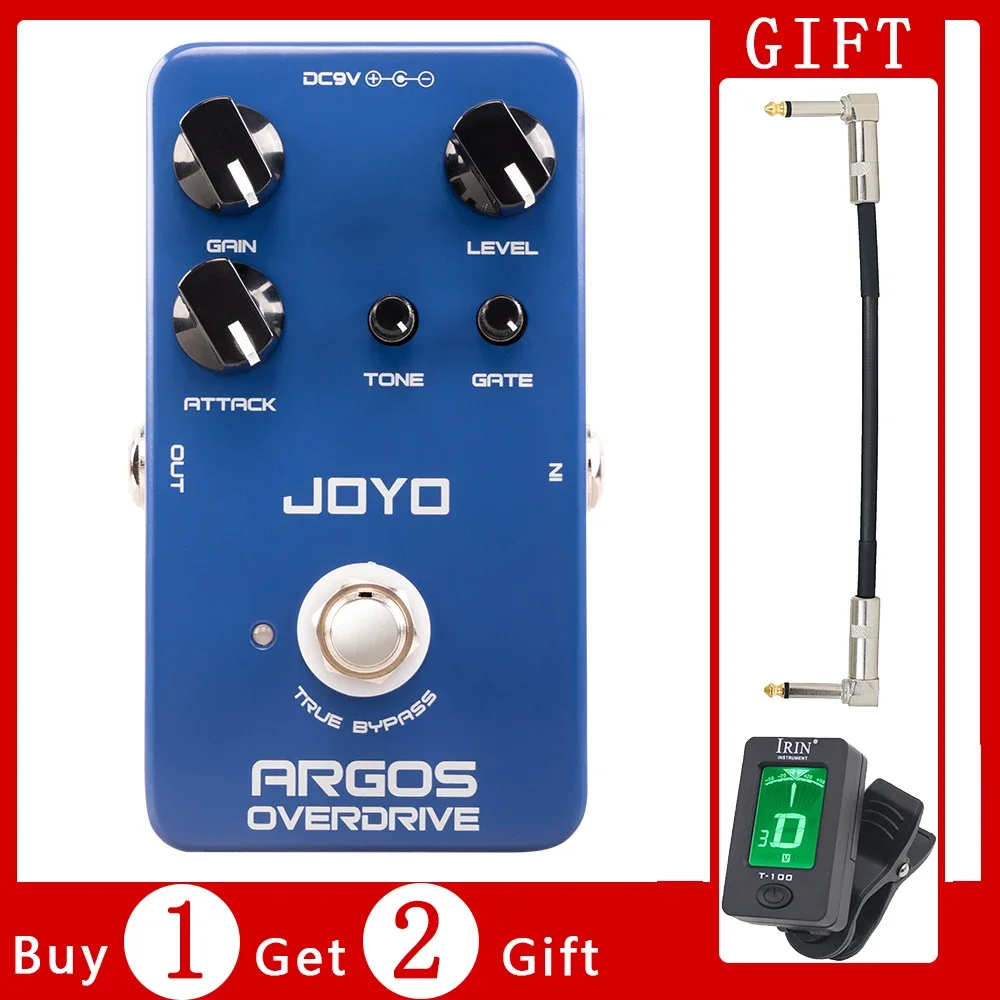 JOYO JF-23 ARGOS OVERDRIVE Effects Pedal Multi-mode Guitar Effect Pedal Built-in Noise Gate True Bypass Guitar Accessories