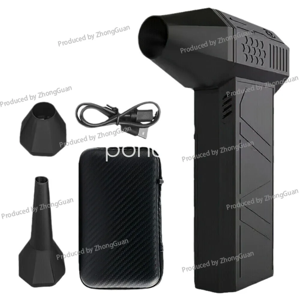 Violent Turbo Fan 130,000 High Speed Brushless Motor Handheld Charging Outdoor Fan Hair Dryer