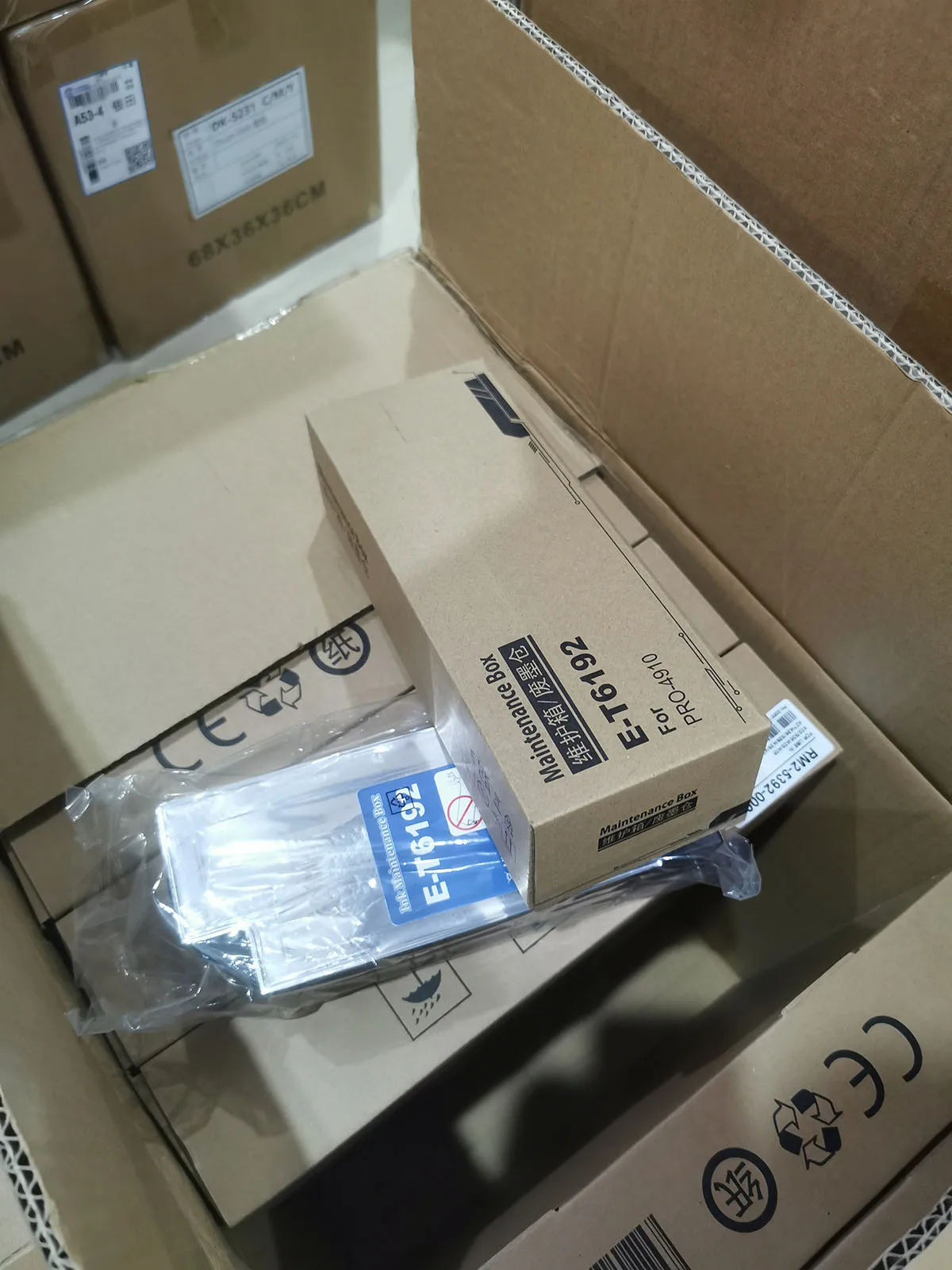 

1X C13T619000 T6190 T6192 Резервуар для обслуживания чернил для EPSON B300 B310 B500 B510 H6000 P5000 P5050 P5070 P5080 Stylus Pro 4900 4910