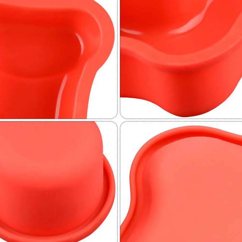

5Pcs Christmas Sock Silicone Mold Red Nonstick DIY Cake Jelly Candy Chocolate Mold for Home Bakery Chrsitmas Silicone DIY Molds
