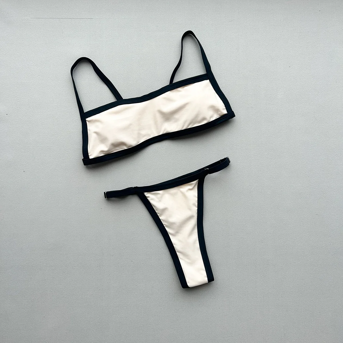 

Sexy Bikini Women Swimsuit 2026 New Swimwear Bathing Suit Female Beachwear Micro Thong Bikinis Set 2 Piece Color block Swim Suit