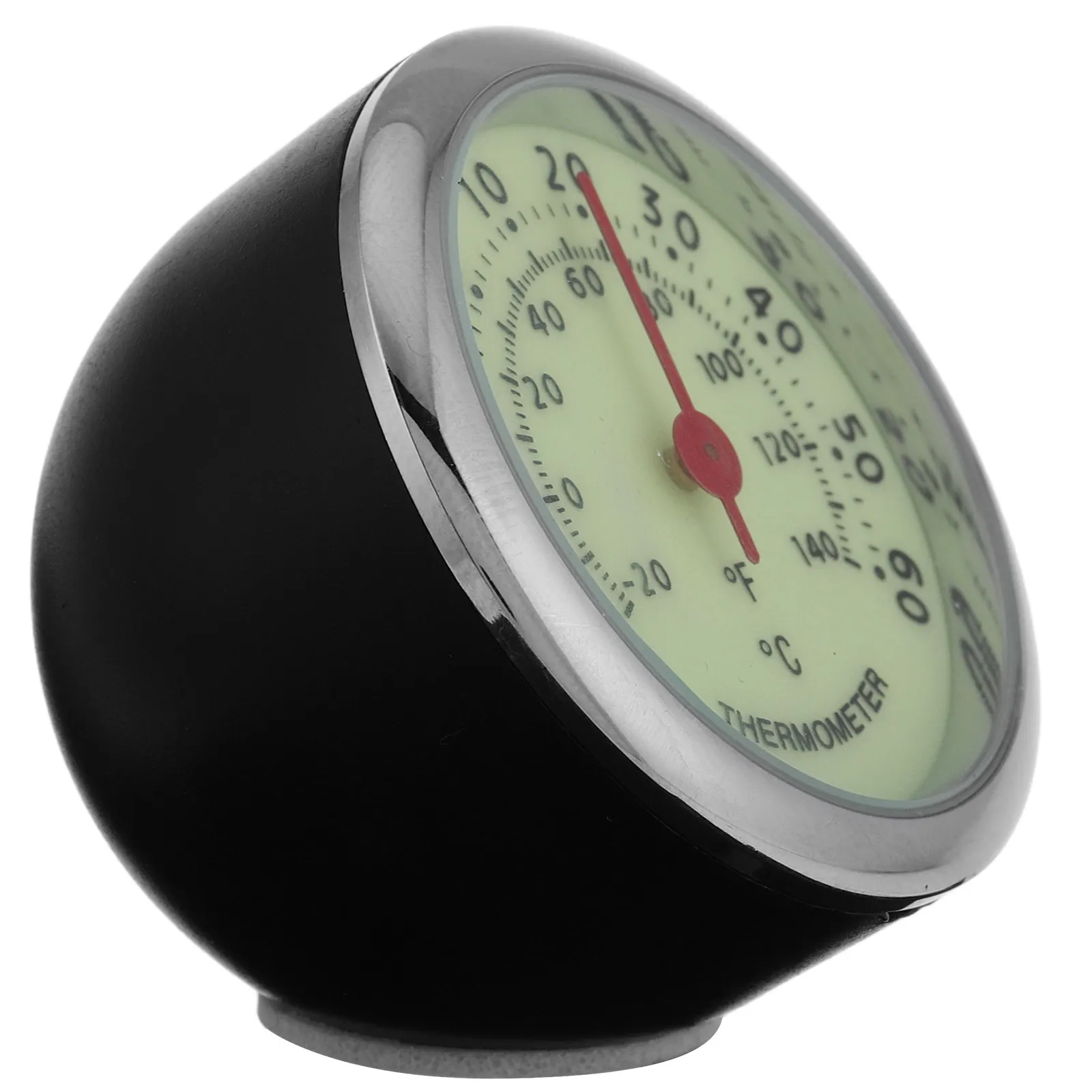 Car Dashboard Thermometer Interior Exterior Temperature Monitor Compact Luminous Display Easy Install Automotive