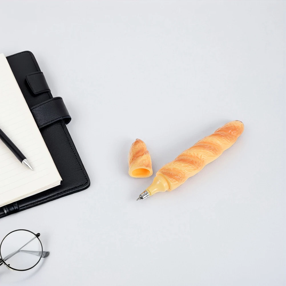 

10 Pcs Simulated Bread Pen Ink Pens Baguette Writing Funny Ballpoint Stationery Loaf Fountain