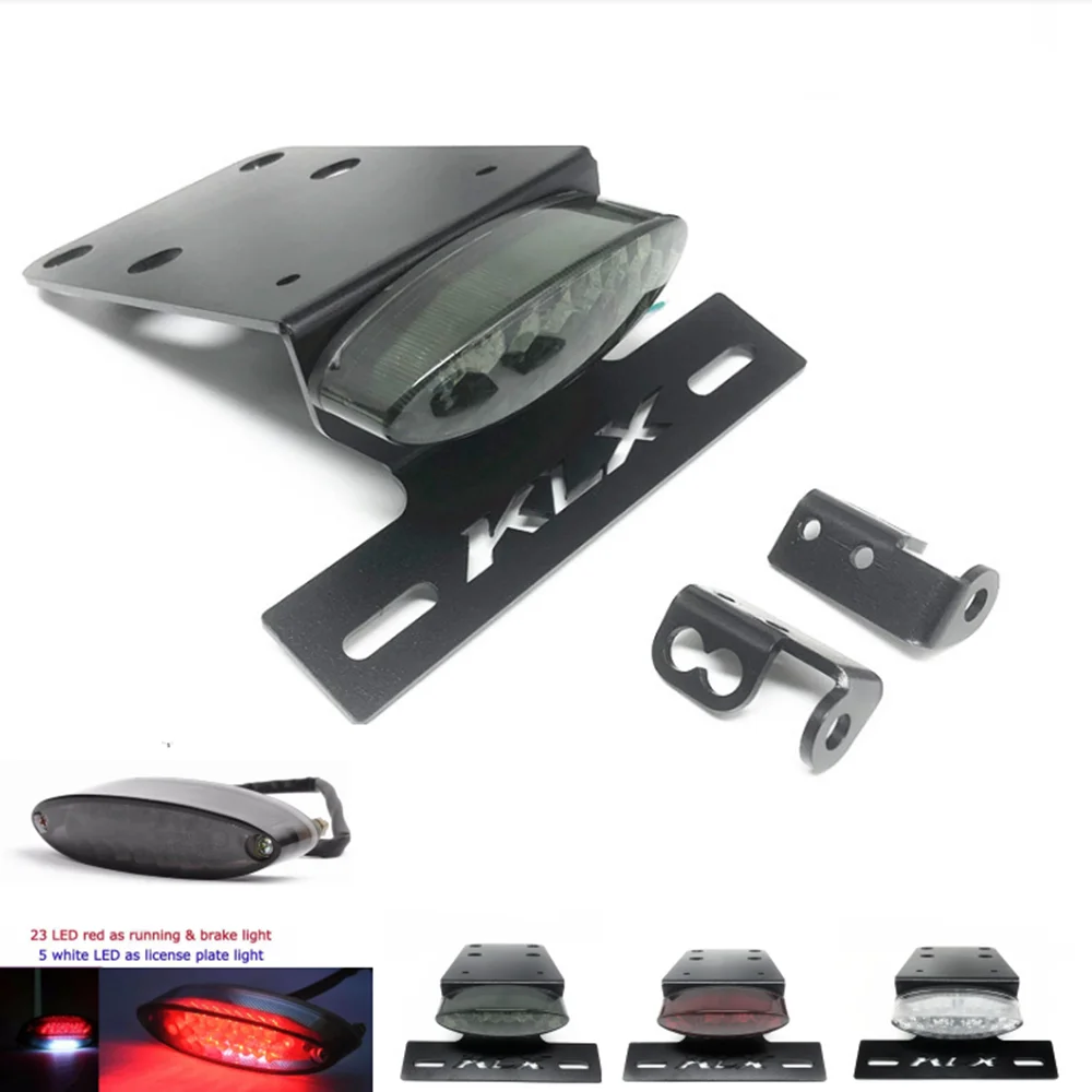 

Motorcycle Accessories License Vehicle Numbe Plate Holder Frame Cover Tail Tidy Fender Eliminator For KAWASAKI KLX 250SF 250S