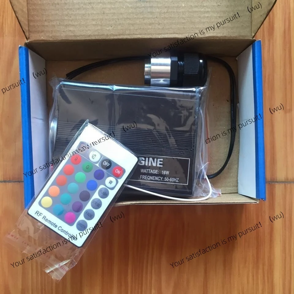 16WLED fiber optic light source, wireless remote control fiber optic machine, starry sky top colorful infrared remote control