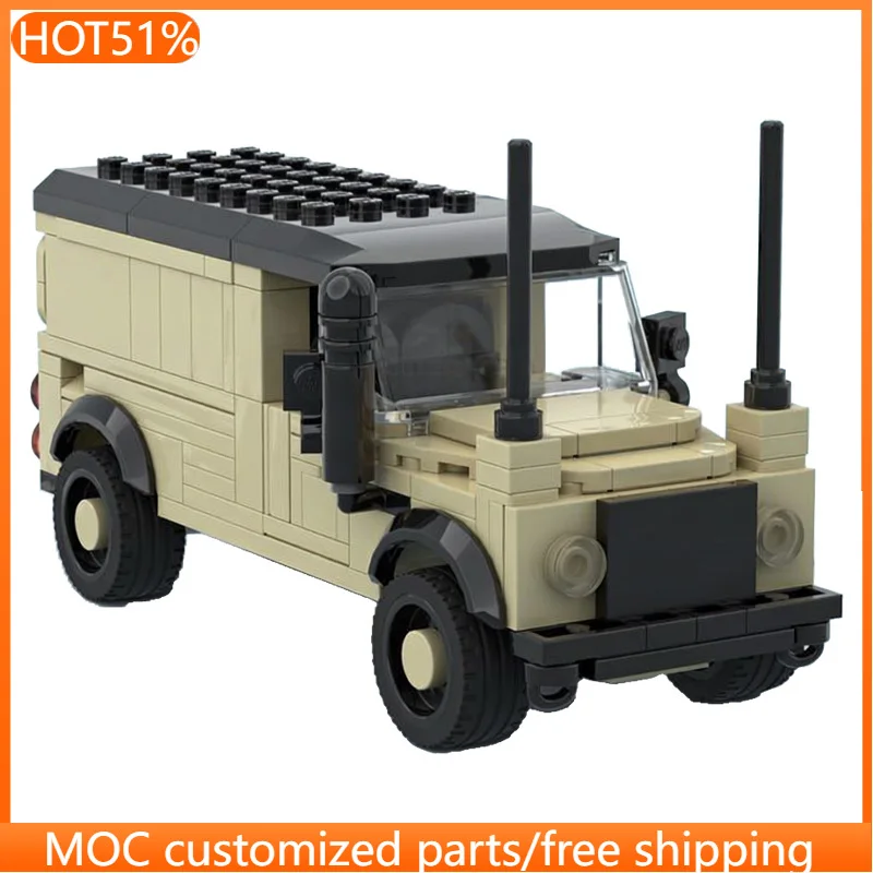 221 PCS Construction Vehicle Regular service vehicles MOC Customize Modular Building Block Brick Simple DIY Toy Christmas Gift