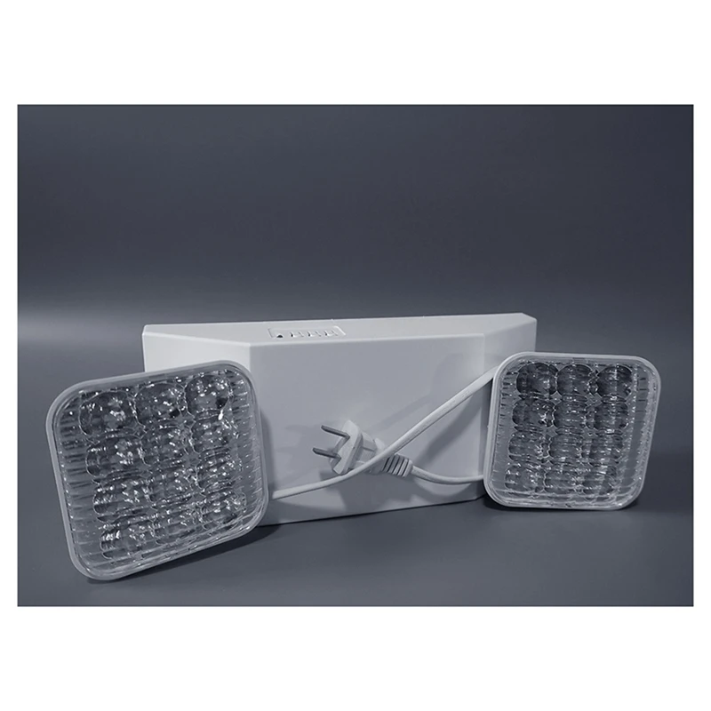 EU2C M6 LED Emergency Light Commercial Use 2 Lamps 90-Minute Battery Backup Power