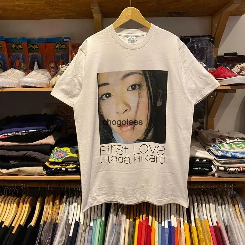 Utada Hikaru First Love Repro Tee men t shirt