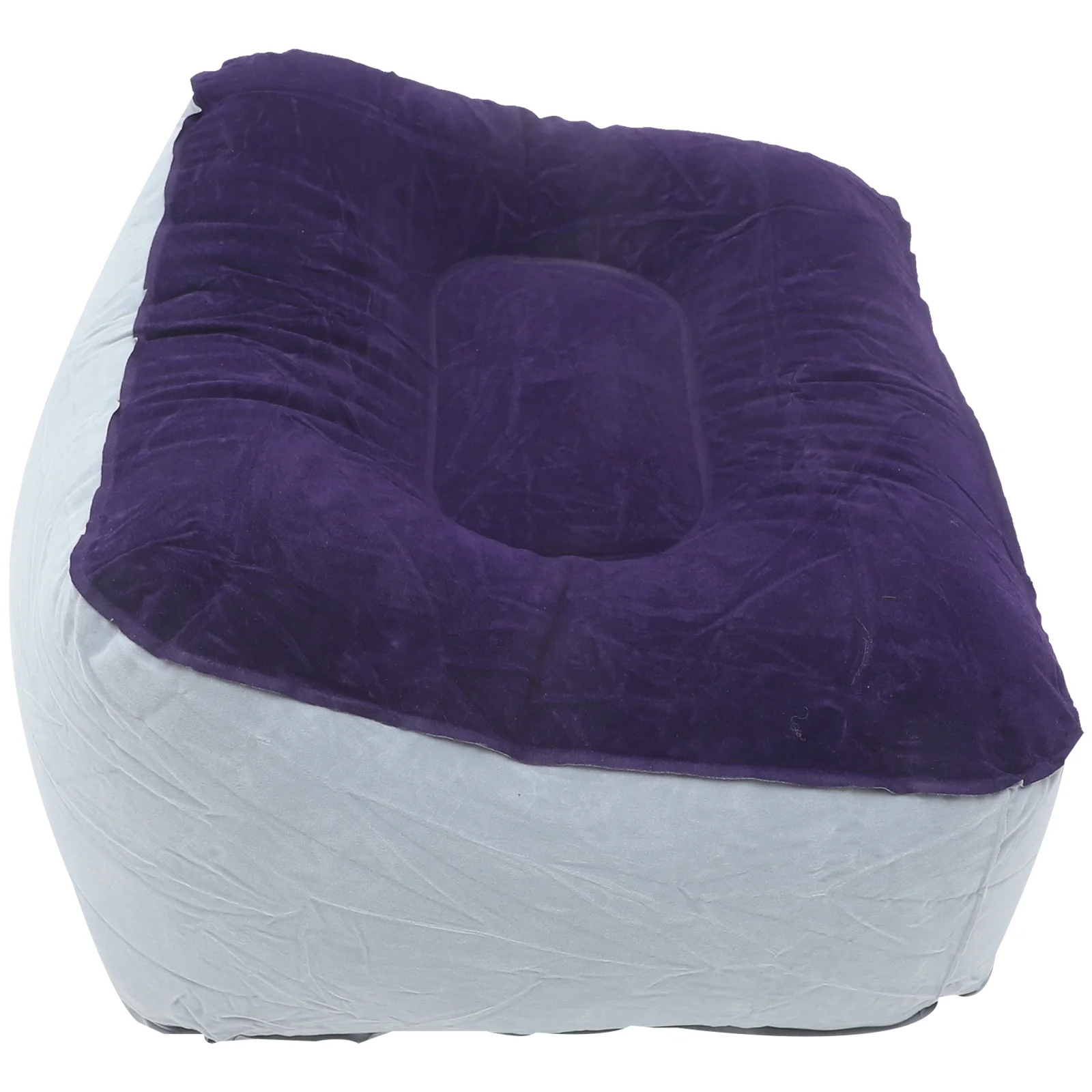 Inflatable Foot Rest Pad Easy Inflating and Deflating Footrest Pillow Mat Appropriate Height Travel Cushion Portable