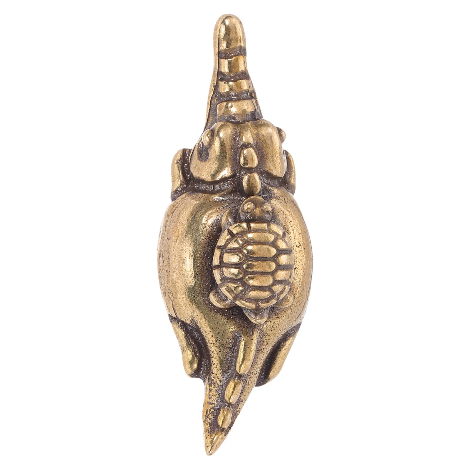 Brass Turtle on Alligator Dresser Handle Vintage Decorative Kitchen Cabinet Pull Bedroom Drawer Hardware Beach Theme Knob