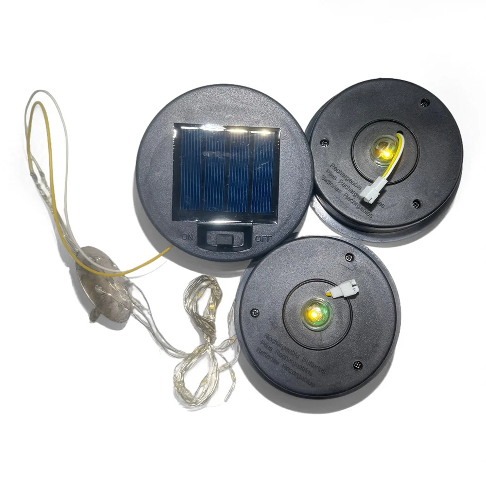 Solar Panel Lantern Lid Replacement Solar Light Panel LED Lantern Lid for Garden Lamp, Kettle Lamp, Outdoor Lighting Accessories