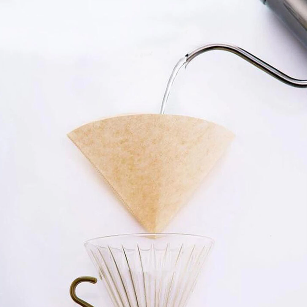 

40 Pcs Hand-brushed Filter Paper Coffee Filters Drip Dedicated Filtering Conical