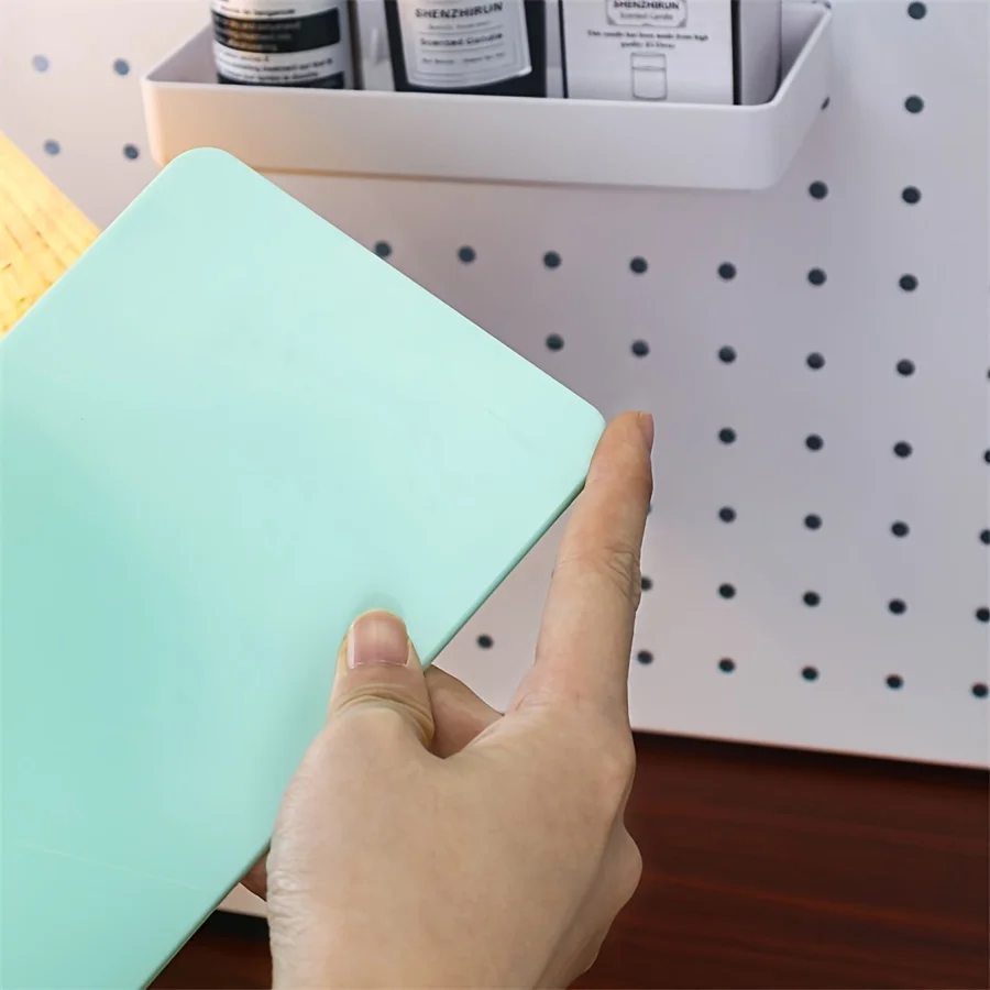 2pcs Sleek Transparent Bookends - Durable PP Plastic Desk Organizer for Office & Library, Creative Invisible Book Stand Polished