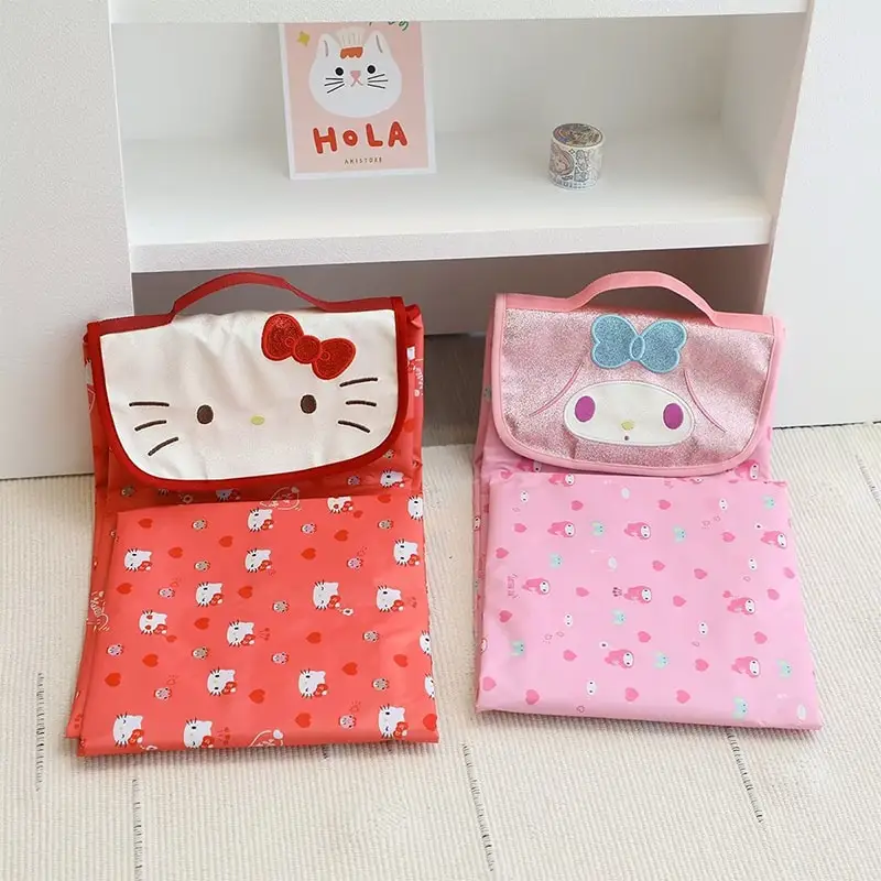 

Anime Sanrio Cinnamoroll Kuromi Hello Kitty My Melody Pom Pom Purin Cute Cartoon Travel Have a Picnic Blanket Gift for Friend