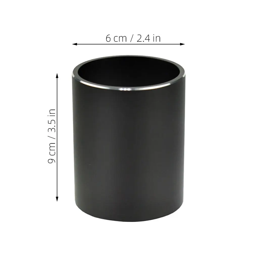 Aluminium Alloy Pen Holder Round Desktop Organizer for Pencils Pens Chopsticks Cosmetics Sturdy Lightweight Scratch Resistant