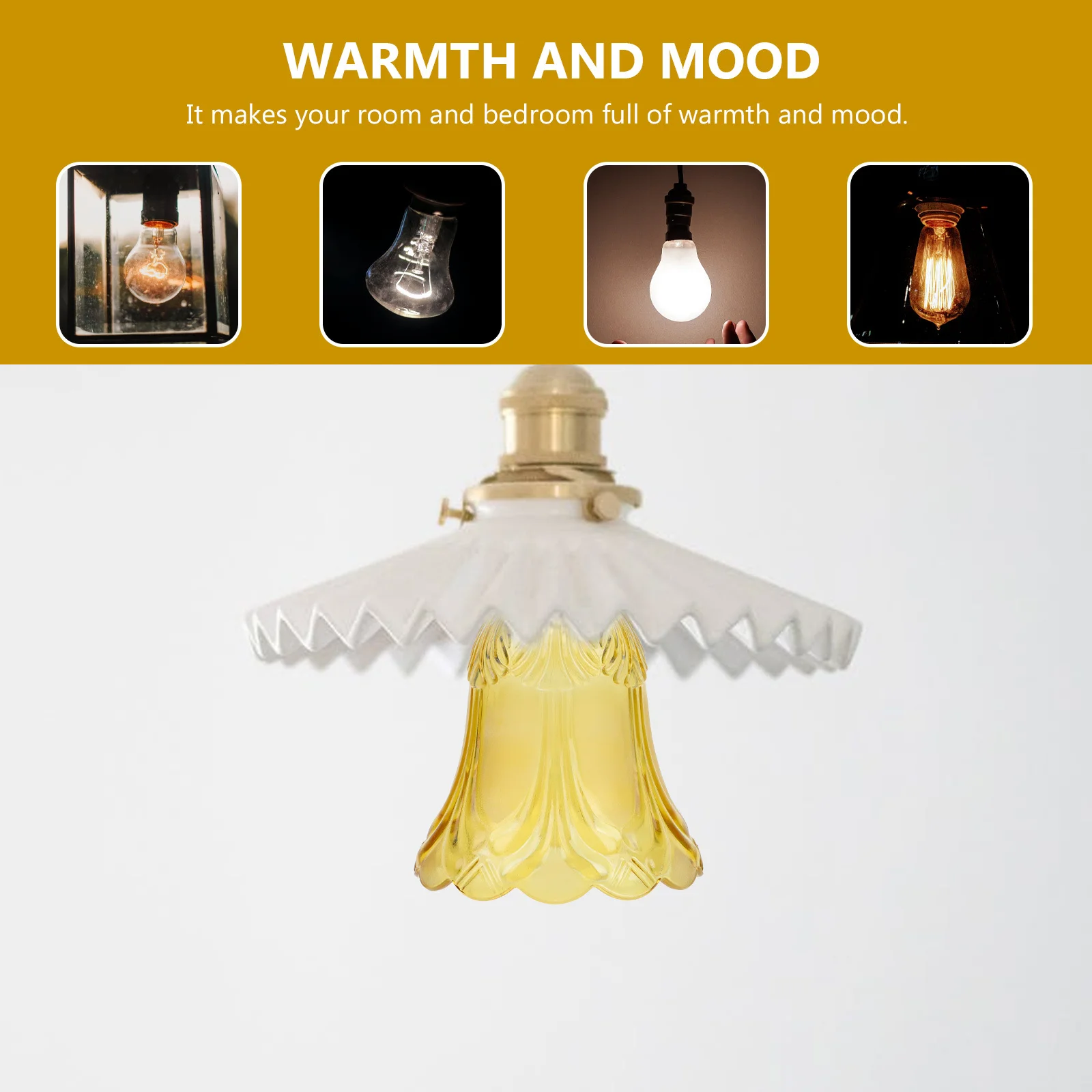 

Glass Lamp Shade Glass Lamp Cover for Table Ceiling Chandelier Modern Lampshade Replacement Decorative Light Cover Home