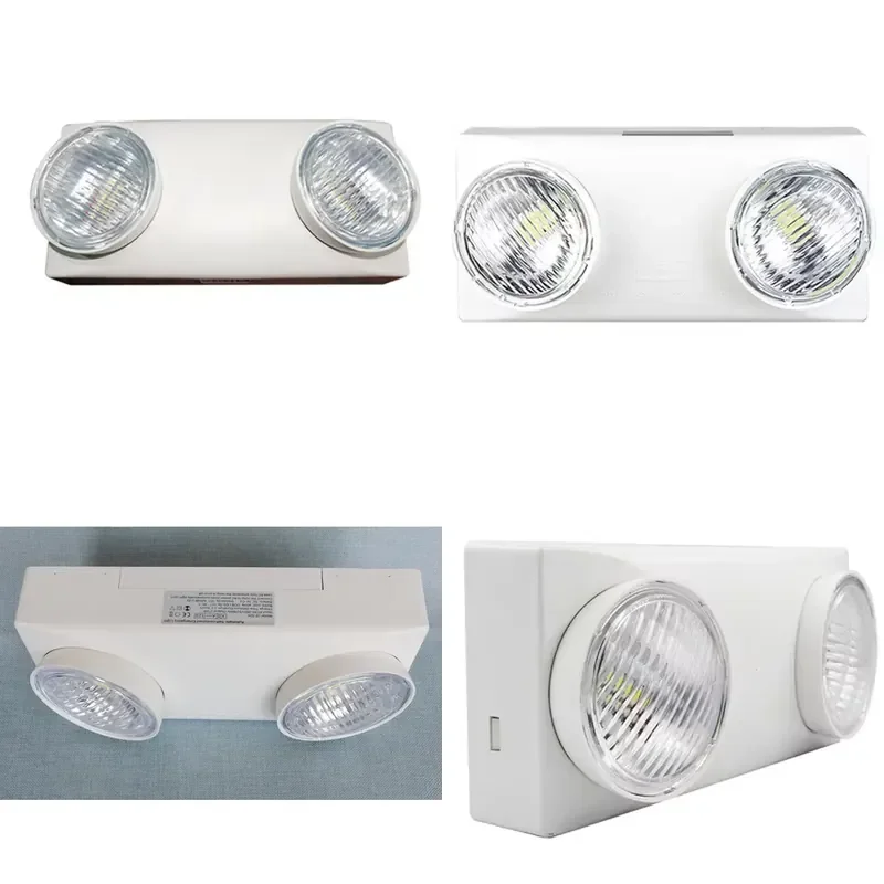 for Double Head  Emergency Light 3W Wall Mounted Fire Safety Exit Lamp