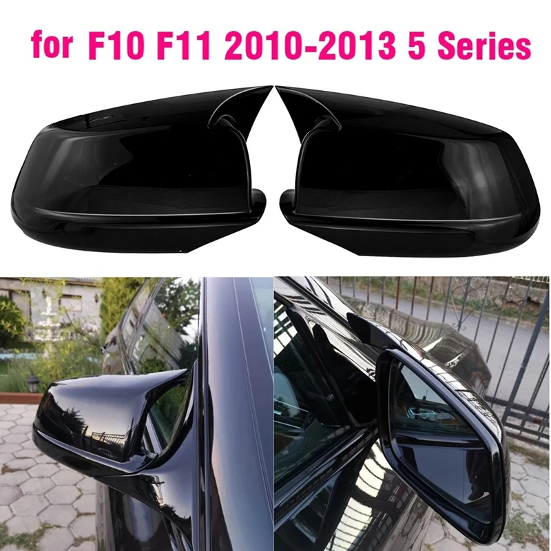 For-BMW 5 Series F10 F11 F18 528I 530I 535I 550I 2011 2012 2013 Rear View Mirror Cover Side Mirror Cap