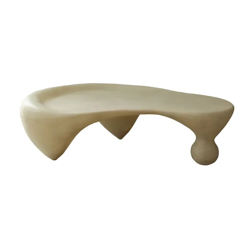 Snail coffee table, living room wabi wind art sculpture display designer special-shaped coffee table fiberglass