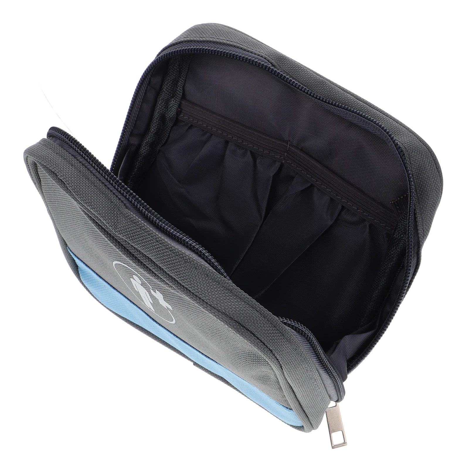First Aid Kit Medicine Bag Empty Portable Travel Organizer Compact Lightweight Storage Pouch Home Car Outdoor Zipper