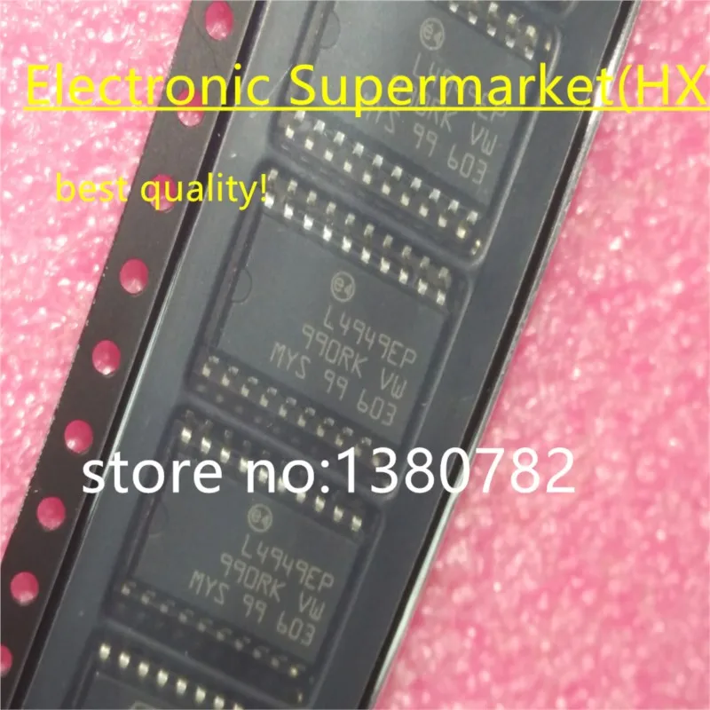 

Free Shipping 10pcs-50pcs L4949EP L4949EPTR-E NEW SOP-20 CHIP IC In stock!