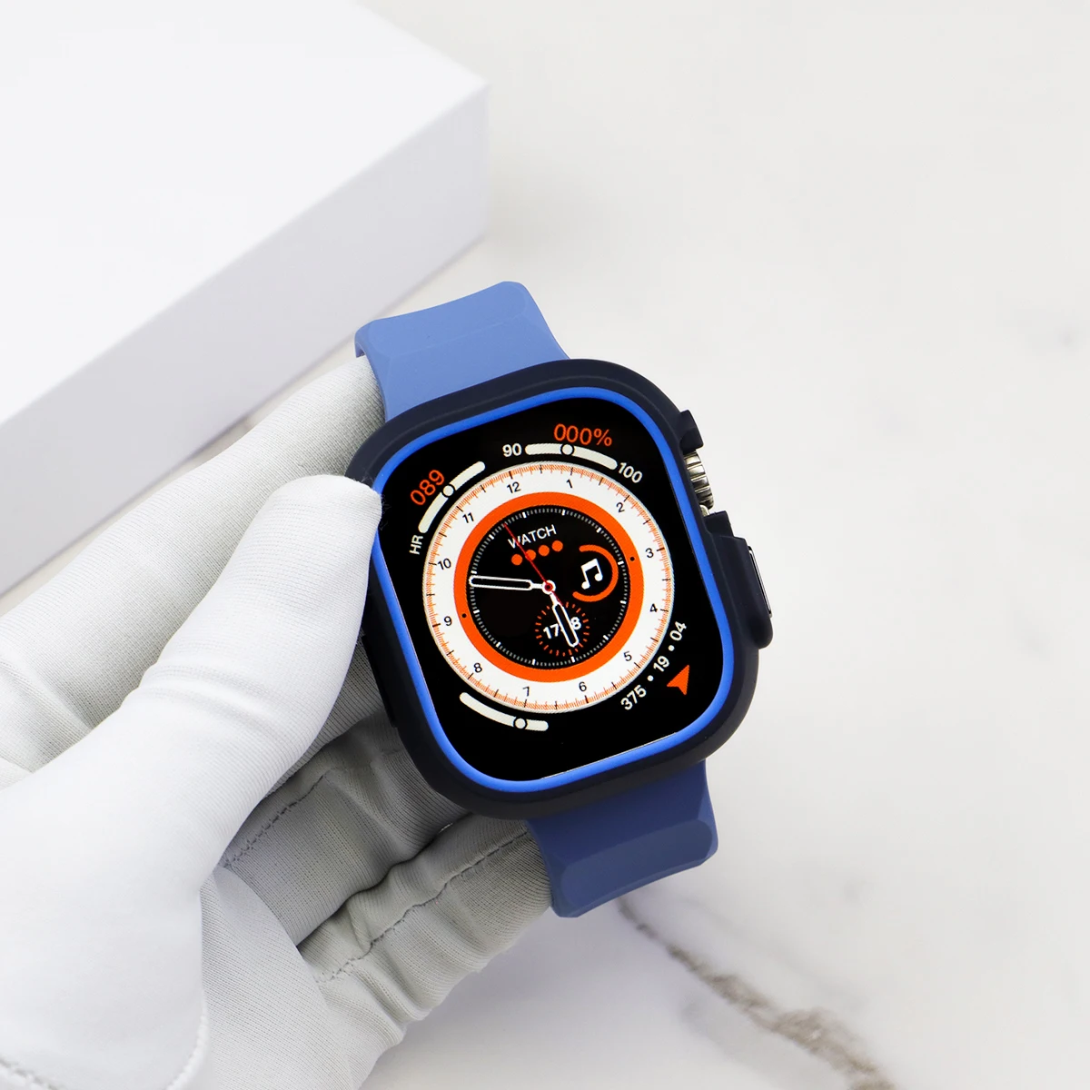 Silicone Sport Strap+Case for apple watch 9 8 7 6 SE 5 Ultra 2 Belt Bracelet Iwatch Series 49mm 45mm 41mm 44mm Protective Cover
