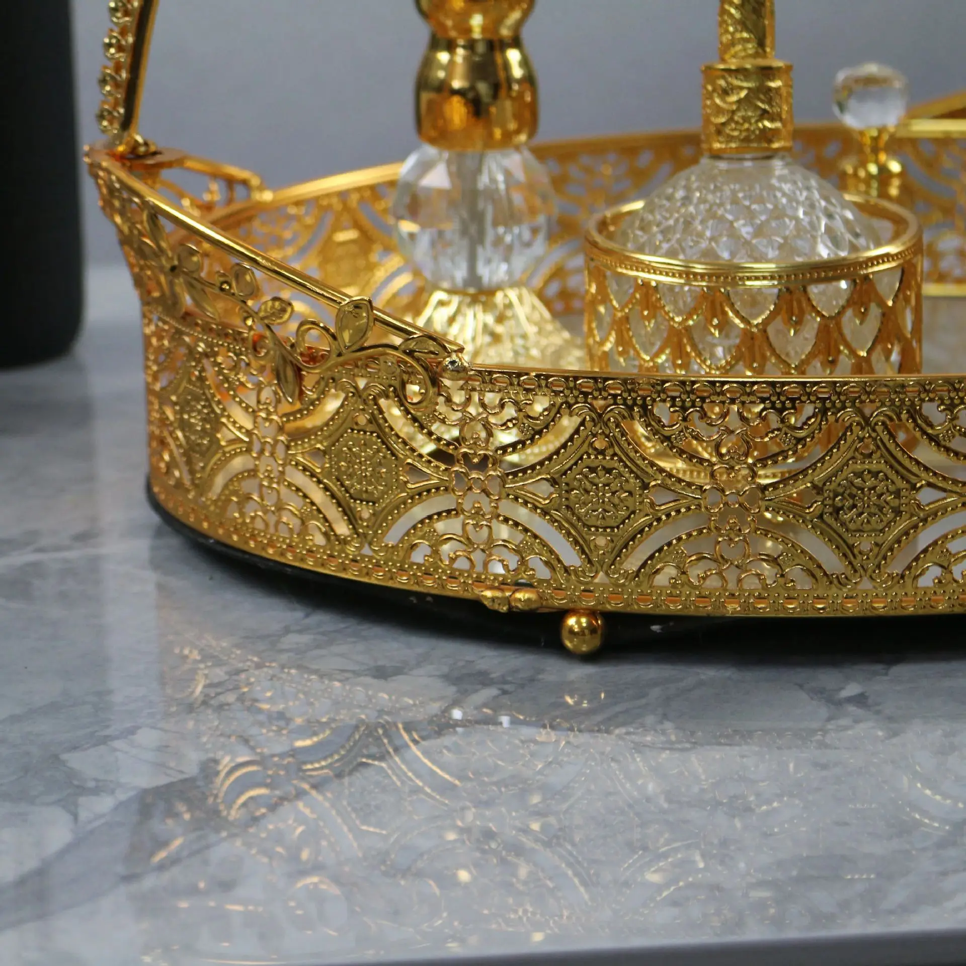 gold aromatherapy burner home electroplating incense burner ornament cultural ornament metal incense burner set incense