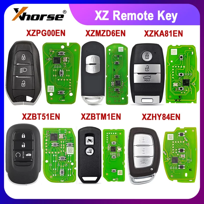 1pcs Xhorse XZ Series Special PCB Board XZPG00EN XZMZD6EN XZKA81EN XZBT51EN XZBTM1EN XZHY84EN With Shell