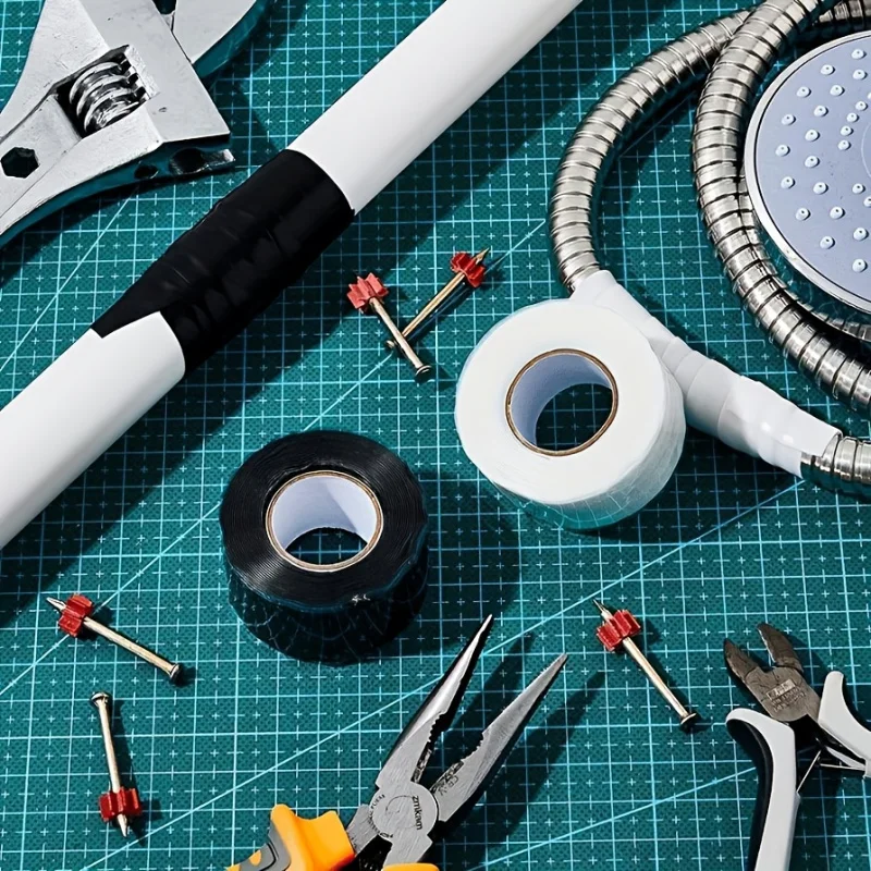 Waterproof Pipe Leak Repair Tape Self-amalgamating Silicone Tape Emergency Plumbing Stop Water Leaks Instantly for Pipes Hoses