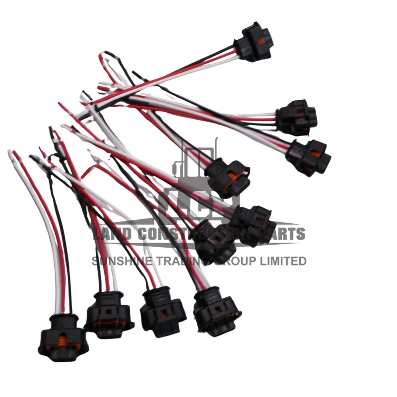 10 pcs AC Assembly Auto Ignition Coil High Voltage Package Wire Socket with Terminal and Rubber Seals 368162-1 1928404745