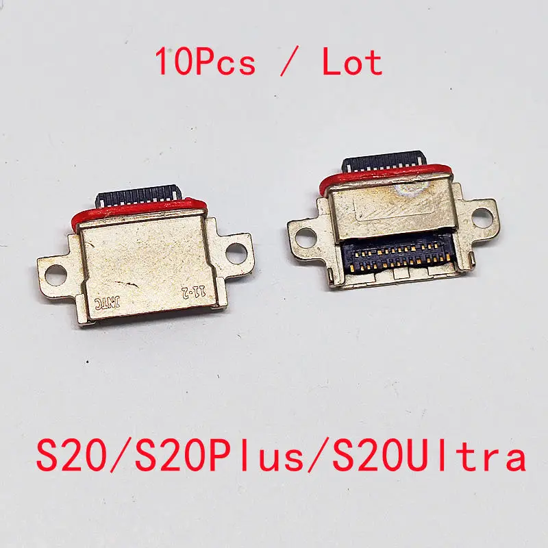 10pcs For SamSung Galaxy S24 S23 S22 S21 S20 Plus Ultra A22 A12 A11 A51 A71 A52 A72 A73 A03S USB Charging Port Charger Connector