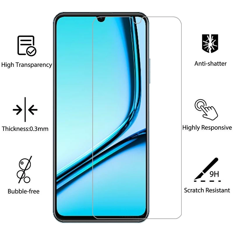 screen protector for realme note 50 protective tempered glass on note50 not not50 film realmi reali reame relme ralme real me mi