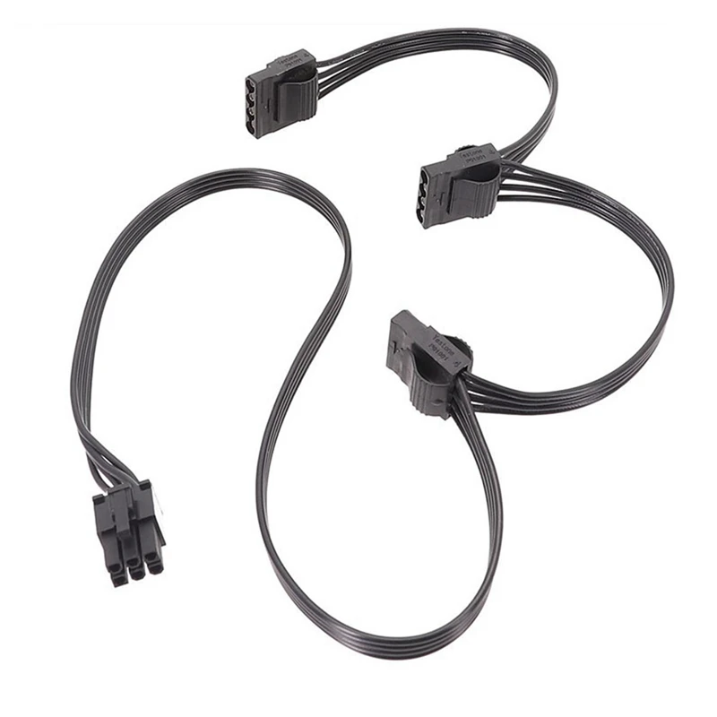 

Кабель питания Pcie с 6-контактным разъемом на 3 IDE для блока питания Seasonic X-1050XM2 X-1250XM2 X-Series - X-650 KM3 X-750 KM3 X-850 KM3