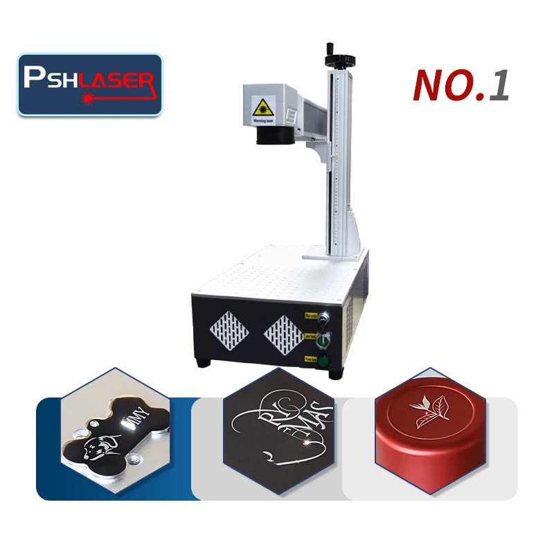 Portable Air-Cooled 20W/30W Fiber Laser Marking Equipment For Metal Logo And Nameplate Marking