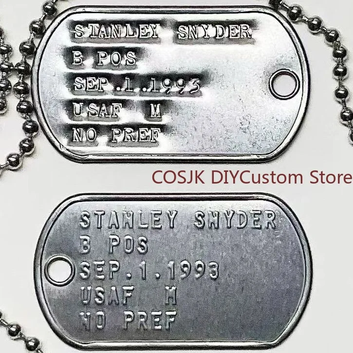 Dr. Stone Stanley Snyder Anhänger-Halskette, Figuren, Ausweiskarten-Accessoires, Rollenspiel, weich, Geburtstags-, Weihnachts- und Halloween-Geschenk