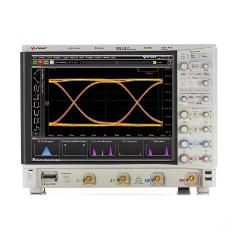 Keysight 2.5 GHz bandwidth 4 analog channels 50 Mpts memory DSOS254A High definition oscilloscope