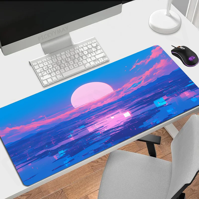 

Gaming Mousepads Mousepad Landscape Large Mouse Mat Waterproof Desk Pads Non-Slip Natural Rubber Mouse Pad Big Keyboard Mats