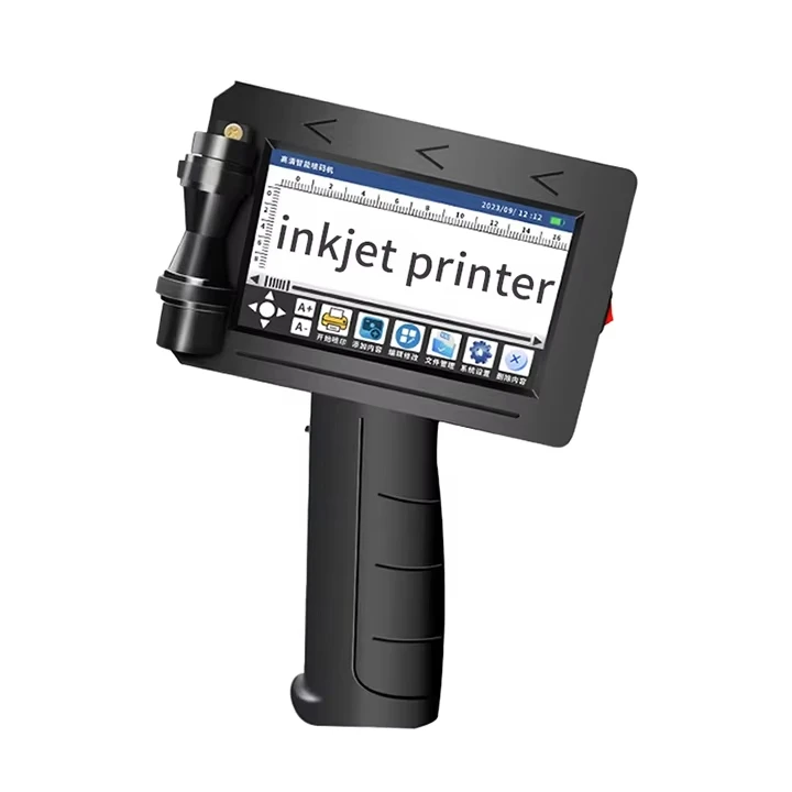 N5 Manual Handheld Inkjet Printer for Plastic Pet Bottles Jars 600dpi Expire Date Code Jet Printer Card and Tube Printer
