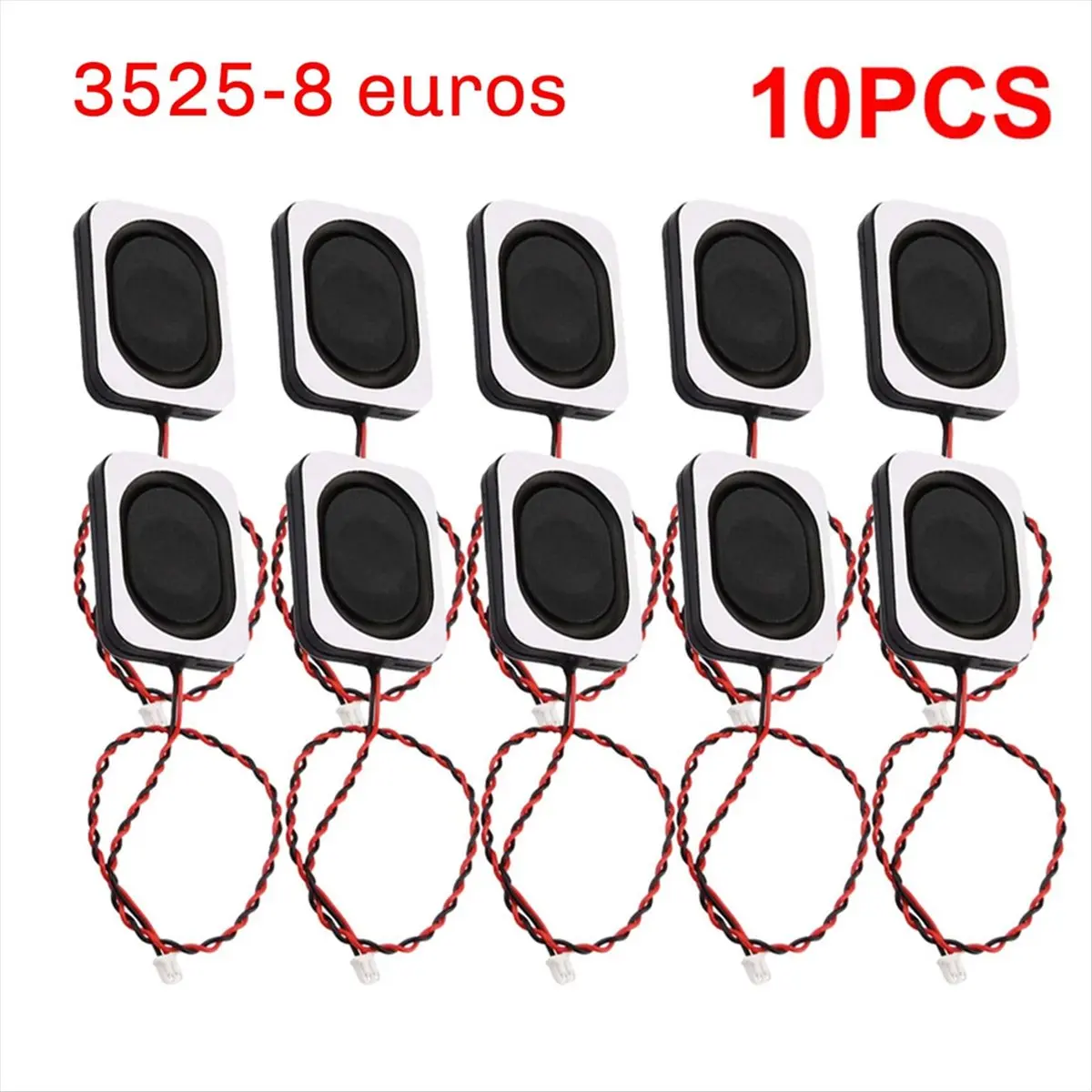 AABFK 10PCS 4 Ohm 3W Cavity Speaker Square Small Cavity Notebook Computer Speaker 3525 Ultra-Thin Box Speaker
