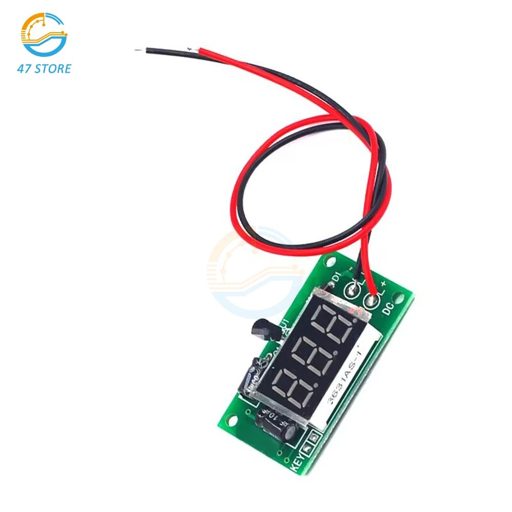 DC 12V Counter Module Power-ON 3-Bit Accumulator 3-Bit Red 0.36in Digital Tube Display Trigger Counter Module Accumulator