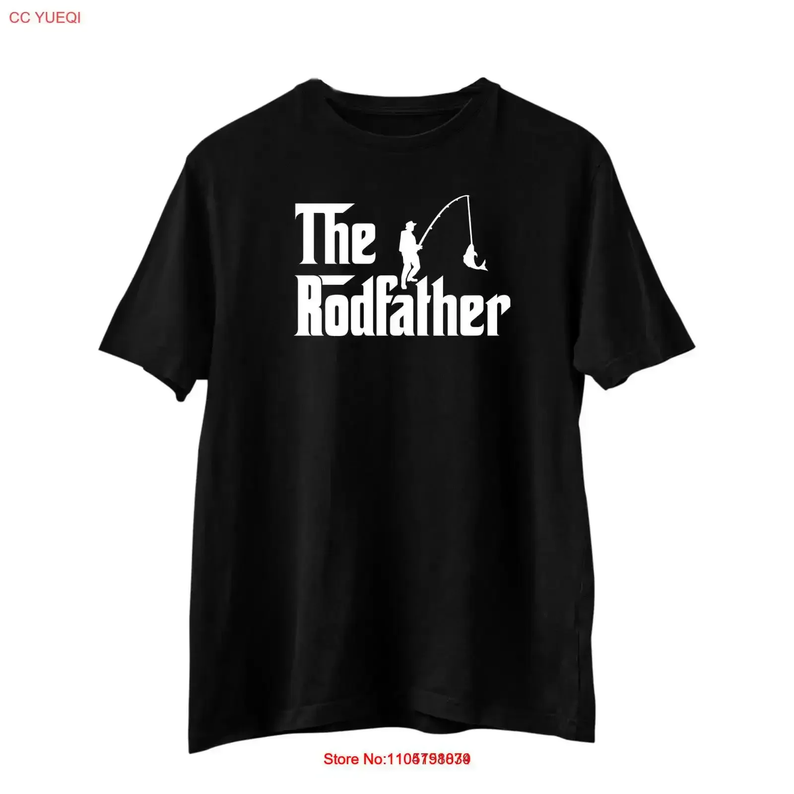 

The Rodfather T Shirt Fishing Fisherman Funny vintage Washed streetwear Top For Everyday Wear homme designer clothes Stylish