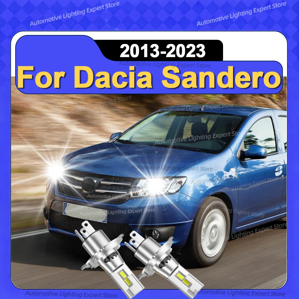 

Светодиодные фары 30000LM с турбонаддувом вентилятора для Dacia Sandero 2013-2023 2014 2015 2016 2017 2018 2019 2020 2021
