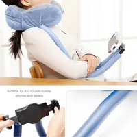 Tablet Pillow Holder Travel Pillow With Mobile Phone Holder Lazy U Shape Neck Support Pillow With Flexible