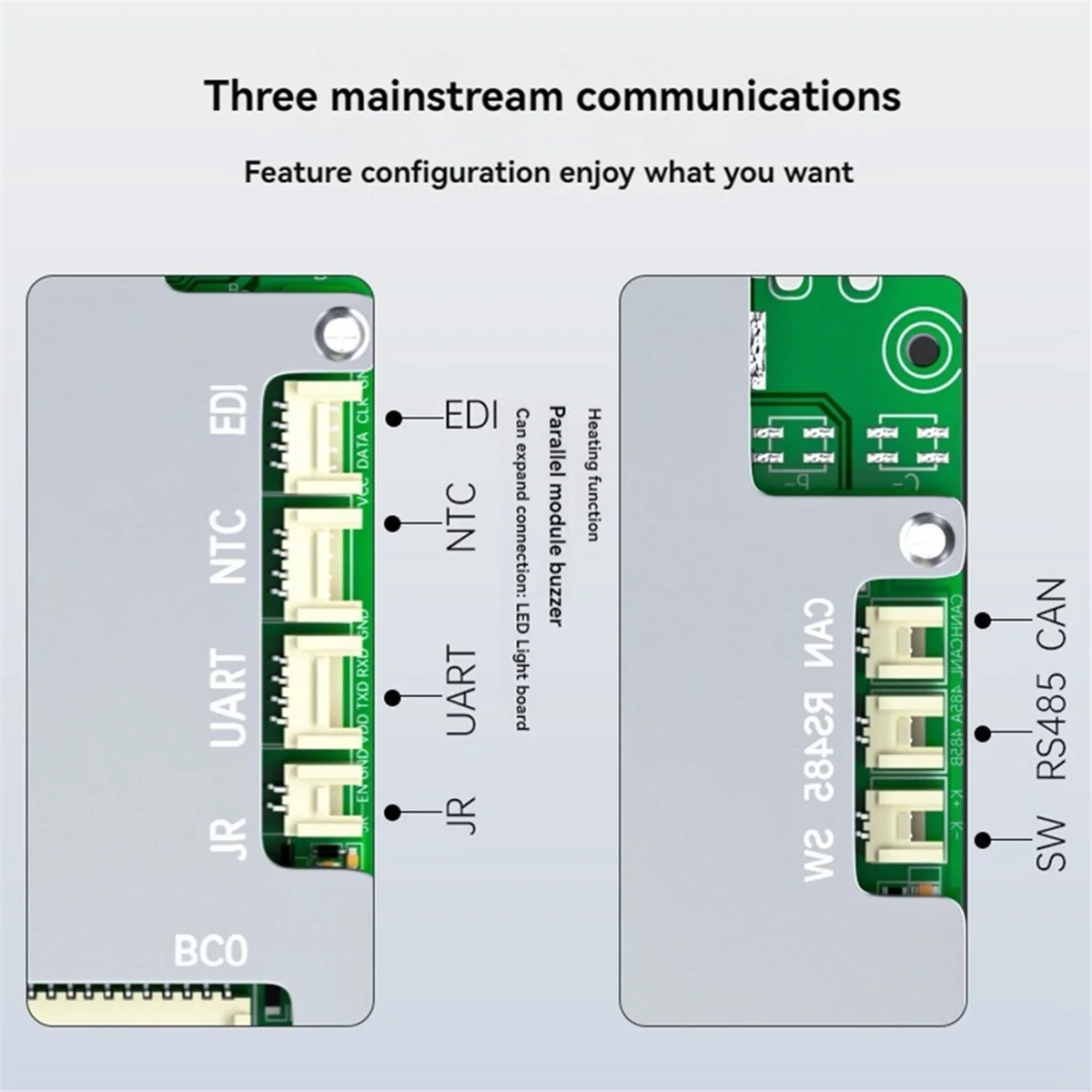 NEW!! Smart Lithium Battery Protection Board 17S 100A Battery Protection with BT for Ternary Lithium Battery