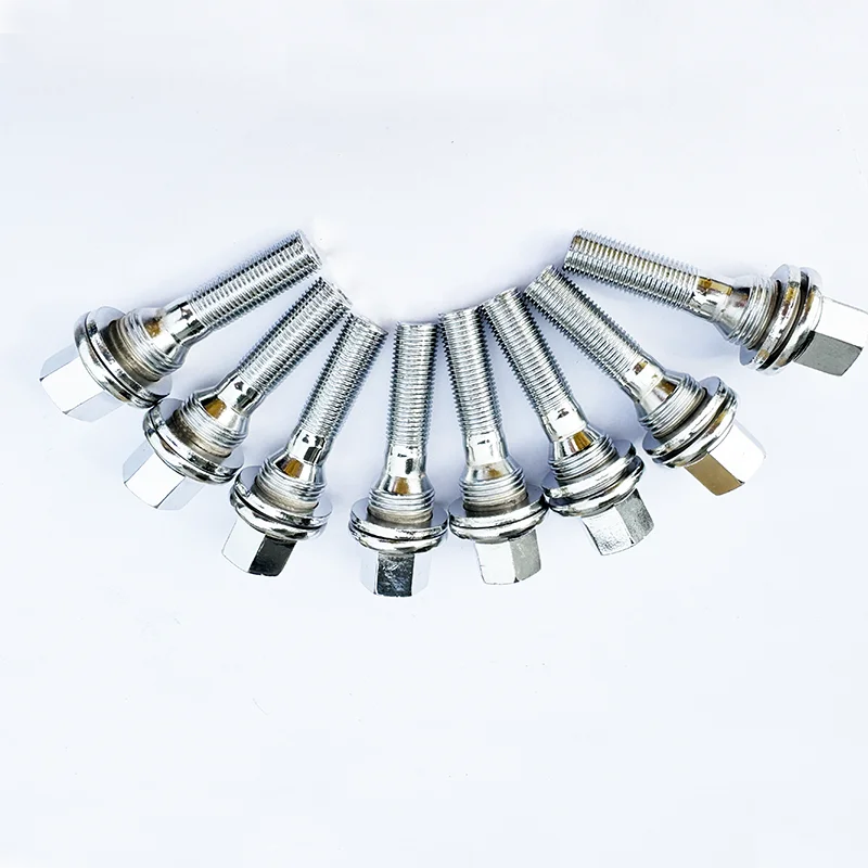 

8PCS Car Wheel Bolts Nuts Studs 17mm Wheel Screws 12X1.25 For Peugeot 206 207 208 308 407 508 1007 Citroen C2 C3 C4 C5Berlingo