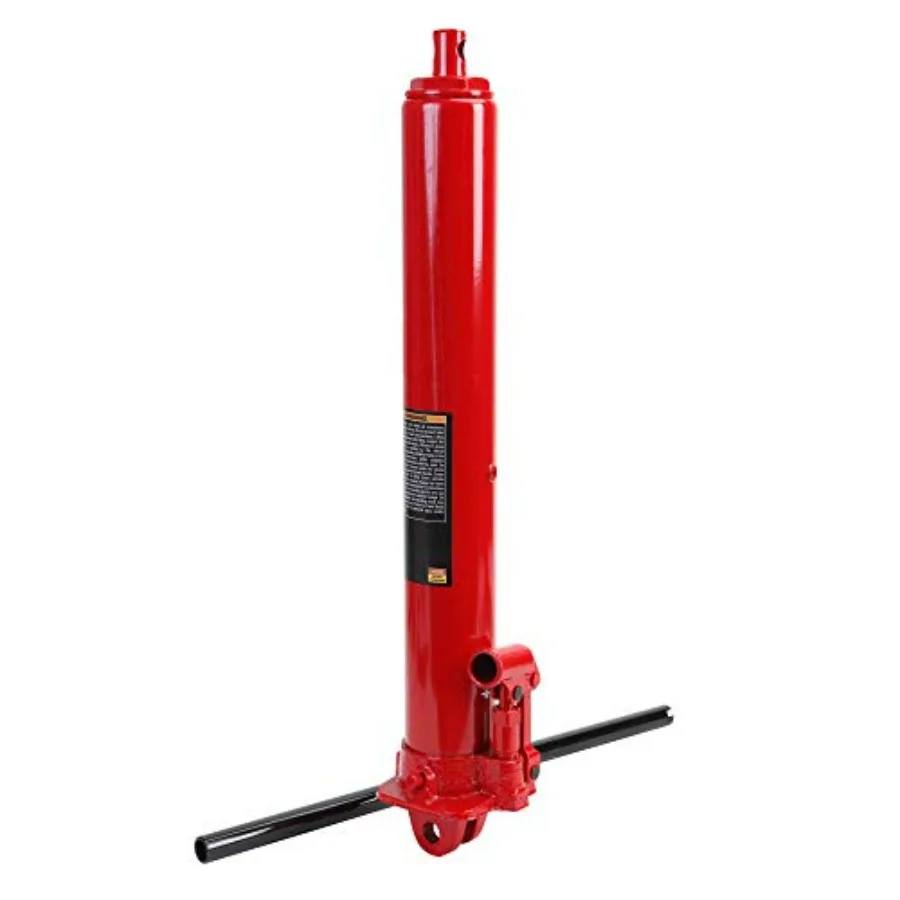 

Big RED Torin Hydraulic Long Ram Jack with Double Piston Pump and Clevis Base for Garage/Shop Cranes Engine Hoists 8Ton 16000 l